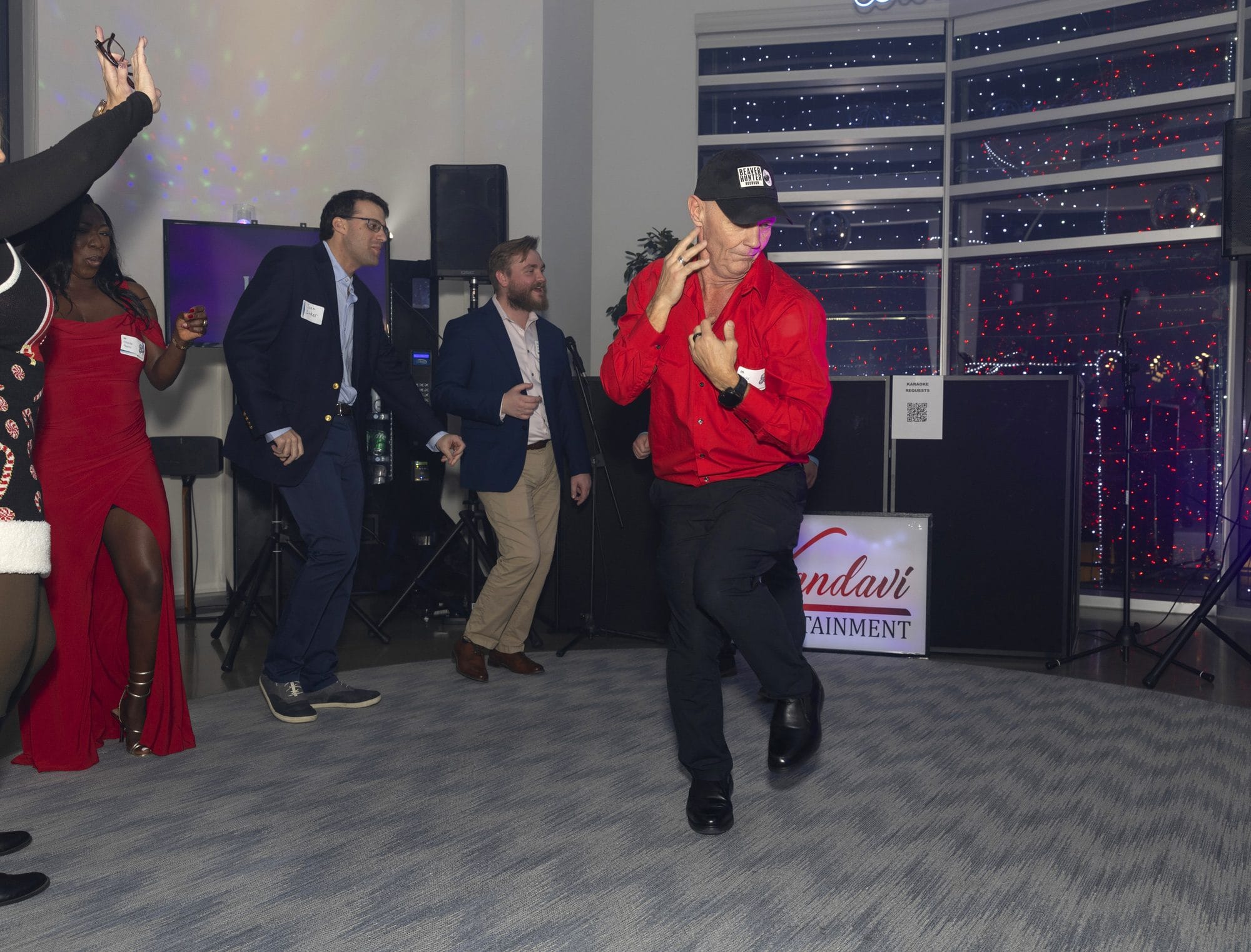 Guests enjoying a Xandavi Entertainment DJ and karaoke event
