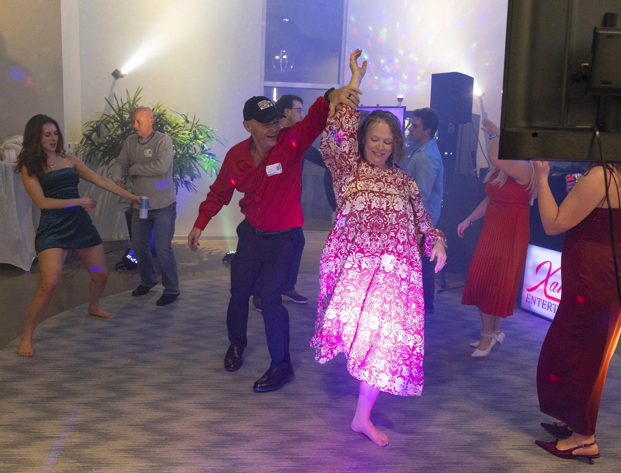 Guests enjoying a Xandavi Entertainment DJ and karaoke event