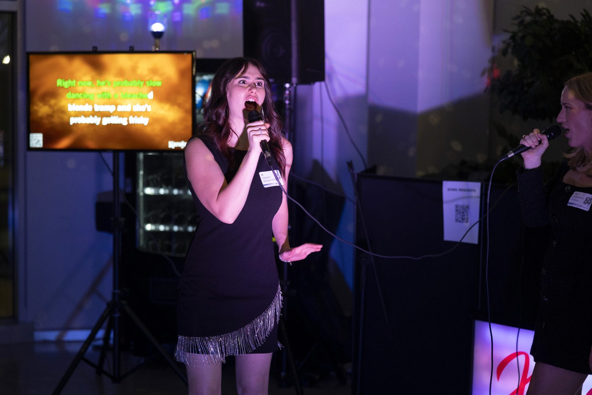 Guests enjoying a Xandavi Entertainment DJ and karaoke event