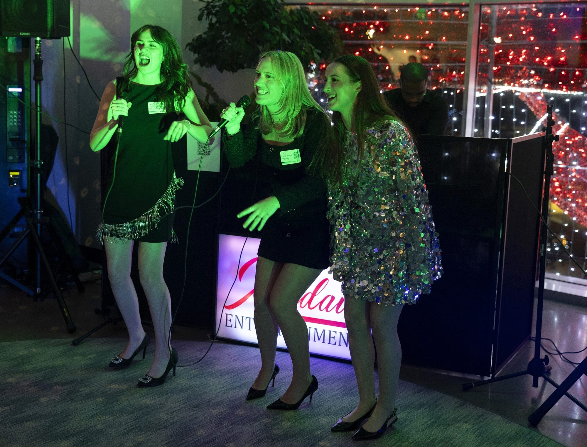 Guests enjoying a Xandavi Entertainment DJ and karaoke event